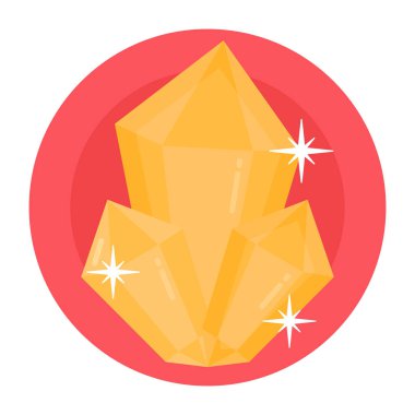 Elmas. Web simgesi basit illüstrasyon