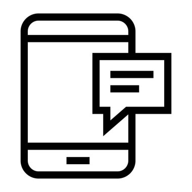 cep telefonu ikonu vektör illüstrasyonu