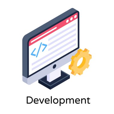 Düz vektör simgesi kodlanıyor