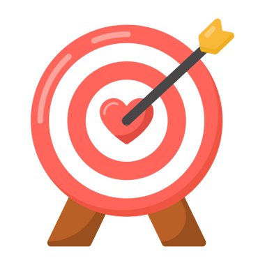 Hedef. Web simgesi basit illüstrasyon