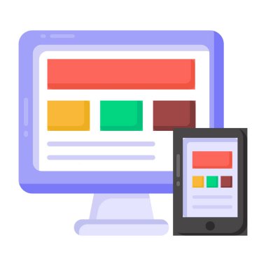 İnternetten alışveriş. Web simgesi