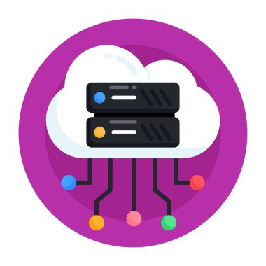 Düz simge, vektör illüstrasyonu sunuluyor