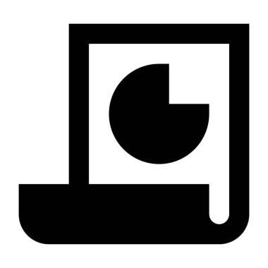 belge web simgesi vektör illüstrasyonu 