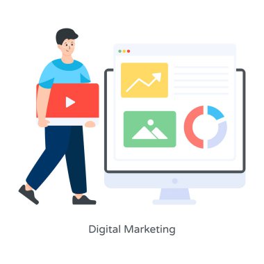 Web tasarım konsepti. vektör illüstrasyonu