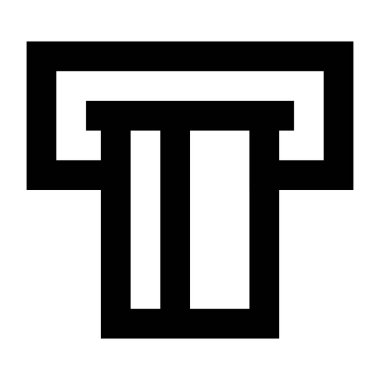 ATM 'de. Web simgesi basit illüstrasyon