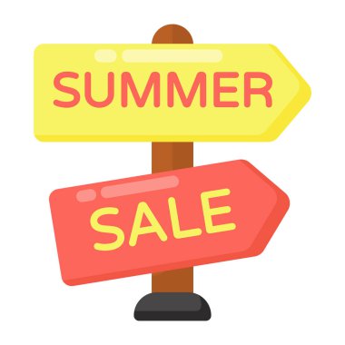 Mağazanın dışında satılan mesajla birlikte satış tabelası