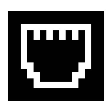 Bilgisayar. Web simgesi basit illüstrasyon