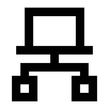 Ofis masası. vektör illüstrasyonu