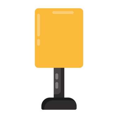 Modern ofis simgesinin vektör illüstrasyonu