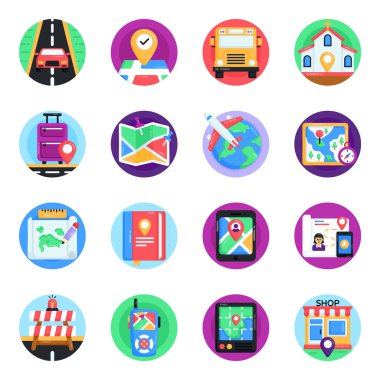 seyahat ve turizm konsepti simge tasarımı, vektör illüstrasyonu 10 eps grafik.