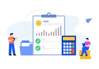 Simge tasarımı ile iş konsepti, vektör illüstrasyonu 10 eps grafik.