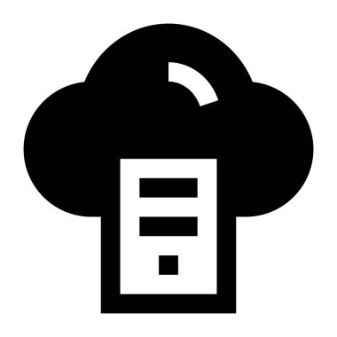 bulut hesaplama vektörü illüstrasyonu 