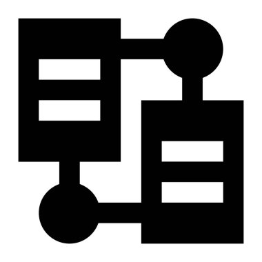 şebeke. Web simgesi basit illüstrasyon