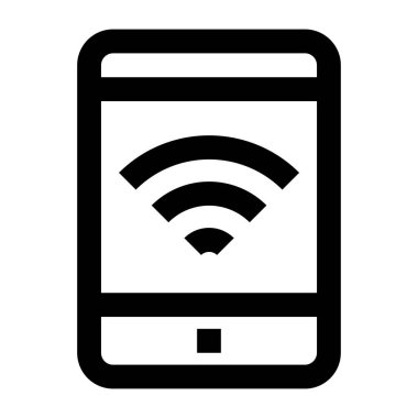 Wi-fi web simgesi. düz resimleme