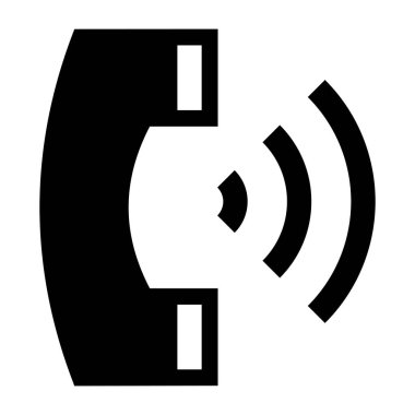 telefon web simgesi. düz resimleme