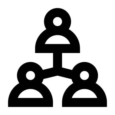 hiyerarşi. Web simgesi basit illüstrasyon