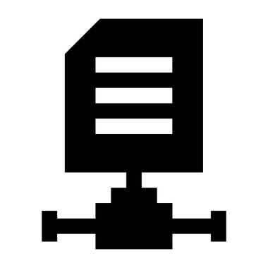 şebeke. Web simgesi basit illüstrasyon