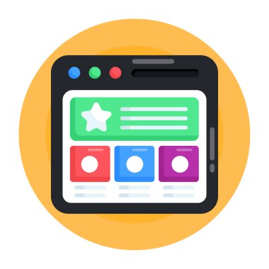 mobil uygulama. Basit tasarım