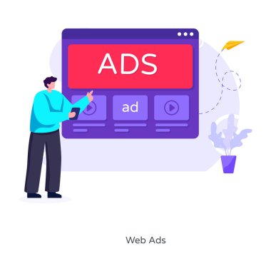 İnternet reklamları. Web simgesi