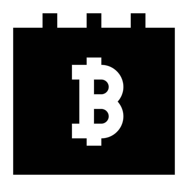 Bitcoin Web Icon Вектор — стоковый вектор