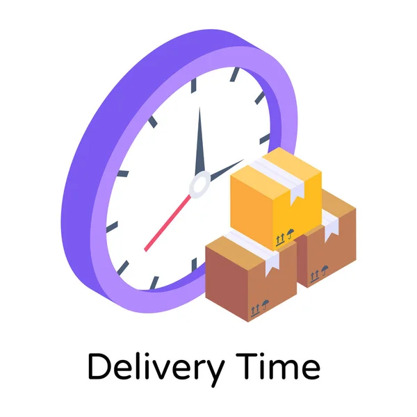 Delivery Vector Icon Modern Illustration — Stock Vector