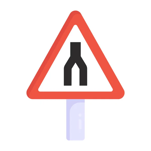 Pictogram Verkeersbord Vectorillustratie — Stockvector