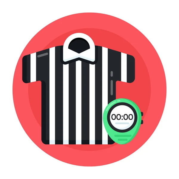 Icono Del Jugador Fútbol Ilustración Simple Los Iconos Vectoriales Camiseta — Archivo Imágenes Vectoriales