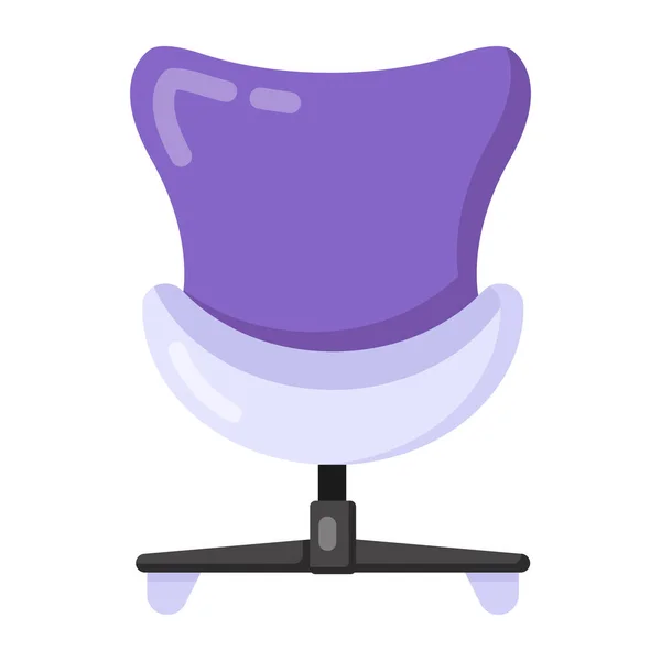 Cadeira Ícone Web Design Simples — Vetor de Stock