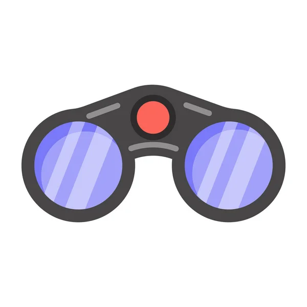 Szemüveg Ikon Egyszerű Illusztráció Távcső Vektor Ikonok Web — Stock Vector