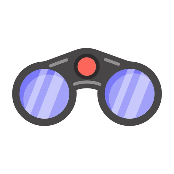 Icono Gafas Ilustración Simple Binoculares Vector Iconos Para Web — Archivo Imágenes Vectoriales