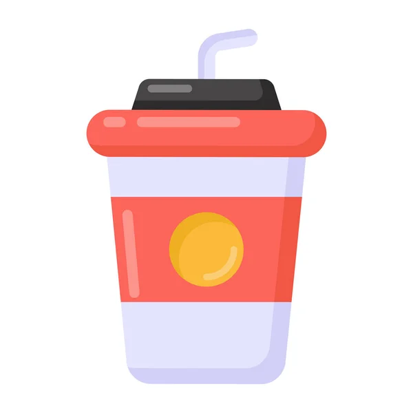 Cup Web Icon Simple Design — Stock Vector