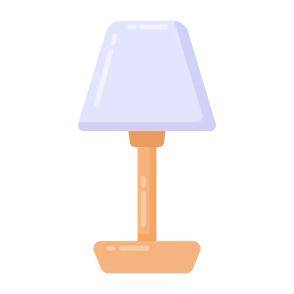 Lampensymbol Einfache Illustration Von Schreibtischlampen Vektorsymbolen Für Das Web — Stockvektor