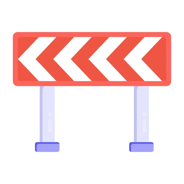 Illustration Vectorielle Panneau Signalisation — Image vectorielle