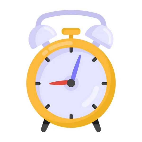 Reloj Despertador Icono Vector Ilustración Diseño Gráfico — Vector de stock