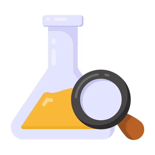 Science Education Concept Represented Microscope Flask — 스톡 벡터