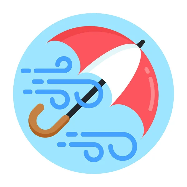 Зонтик Иконка Сайта — стоковый вектор