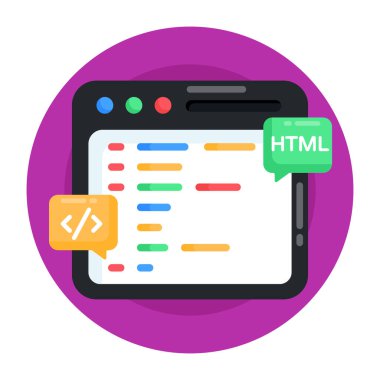 mobil uygulama vektörü simgesi modern basit tasarım