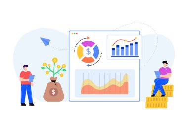 Simge tasarımı ile iş konsepti, vektör illüstrasyonu 10 eps grafik.