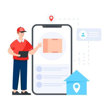 dağıtım vektörü çizimi