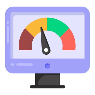 Bilgisayar monitörü. Web simgesi
