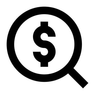 Ara. Web simgesi basit tasarım