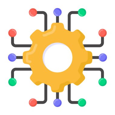 ağ bağlantısı. Basit resimleme