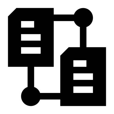 Sunucu. Web simgesi basit illüstrasyon