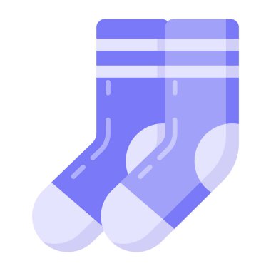 Çorap. Web simgesi basit illüstrasyon