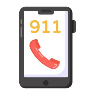911 Web simgesi basit tasarım