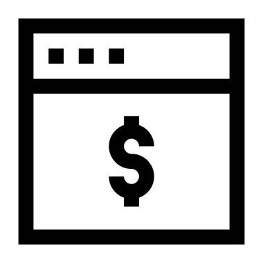 iş web simgesi vektör illüstrasyonu 