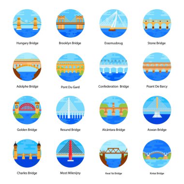 Tasarımınız için vektör simgeleri dizisi