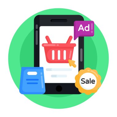 mobil uygulama vektör simgesi