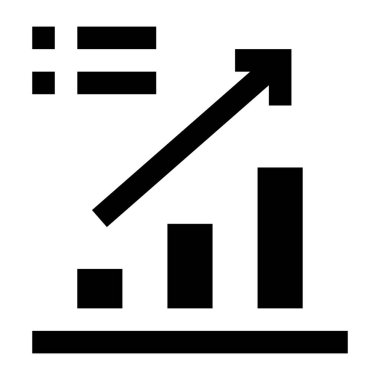 Grafik. Web simgesi vektör illüstrasyonu