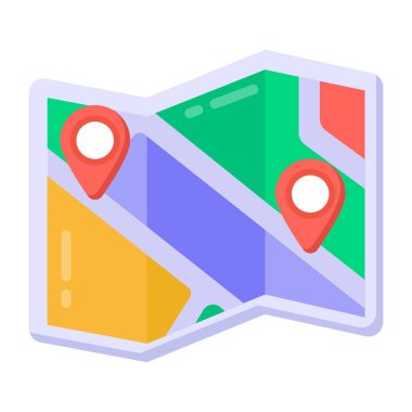 Harita iğnesi. Web simgesi